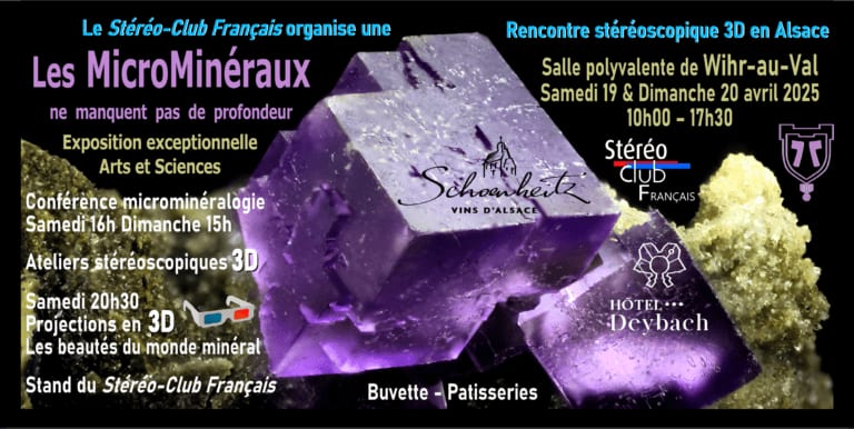 Rencontre stéréoscopique 3D en Alsace – 19 et 20 avril 2025
